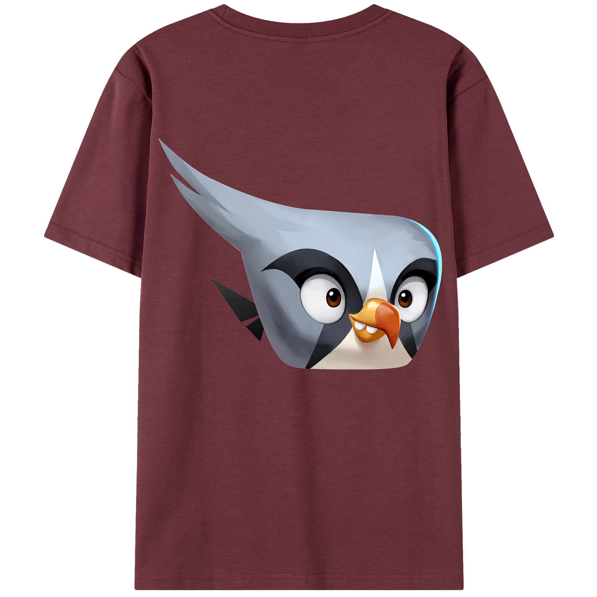 （画像用） Angry Birds アングリーバード 綿100％半袖Tシャツ（背面プリント）